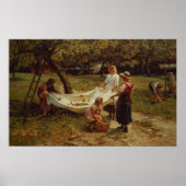 The Apple Gatherers, 1880 Poster (Vorne)