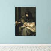 The Apple Peeler, 1660 Leinwanddruck (Insitu (Holzboden))