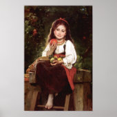 The Apple Picker Léon Bazile Perrault 1879 Poster (Vorne)
