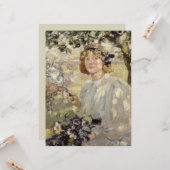 The Apple Tree (von Bessie MacNicol) Karte (Vorderseite/Rückseite Beispiel)