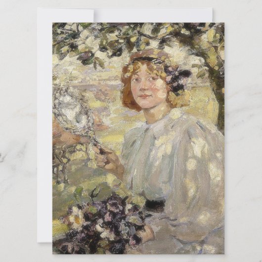 The Apple Tree (von Bessie MacNicol) Karte (Vorderseite)