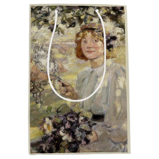 The Apple Tree (von Bessie MacNicol) Mittlere Geschenktüte (Vorderseite)