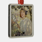 The Apple Tree (von Bessie MacNicol) Ornament Aus Metall (Rechts)