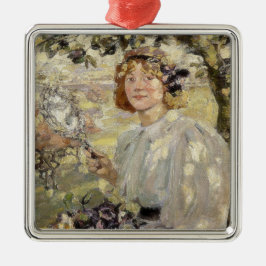 The Apple Tree (von Bessie MacNicol) Ornament Aus Metall