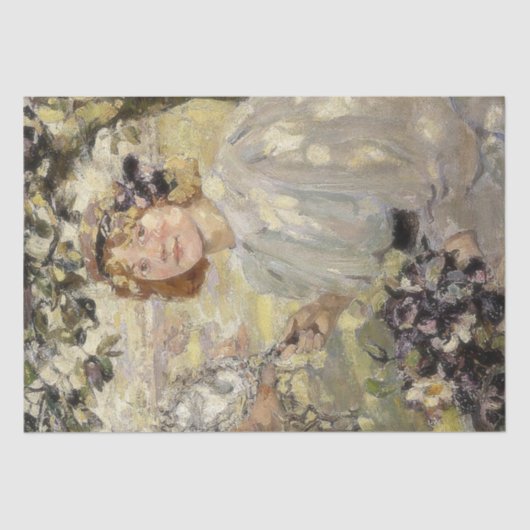The Apple Tree (von Bessie MacNicol) Seidenpapier (Vorderseite)