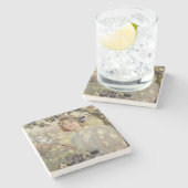 The Apple Tree (von Bessie MacNicol) Steinuntersetzer (Seitenansicht)