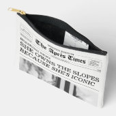 The Après Times Newspaper She Owns The Slopes Zubehörtasche (Offen)