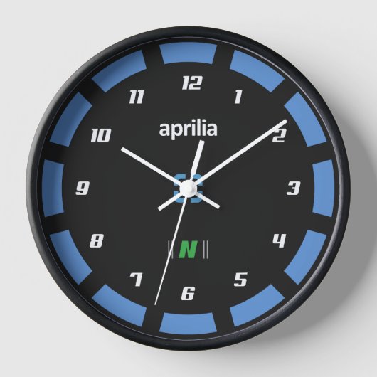 The Aprilia Clock Uhr (Vorderseite)
