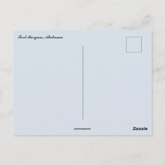 The Arches of Fort Morgan in Alabama Postkarte (Rückseite)