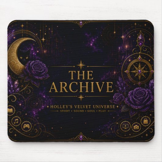 The Archive Gothic Celestial Galaxy Mauspad (Vorne)