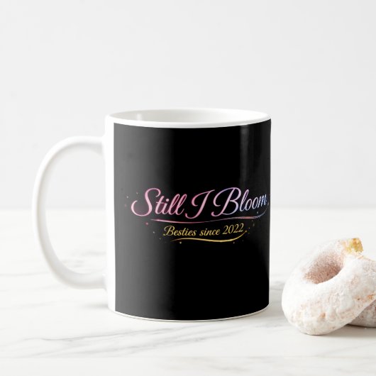 The Archive: Neon Cherry Luxe Schwarze Tasse - Hol (Mit Donut)
