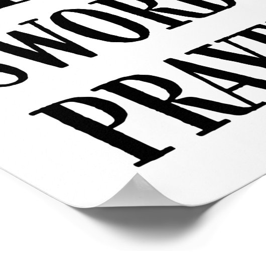 The Armor of God List Poster (Ecke)