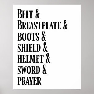 The Armor of God List Poster