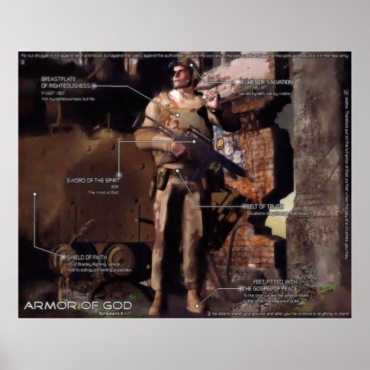 The Armor of God - Modern Interpretation Poster (Vorne)