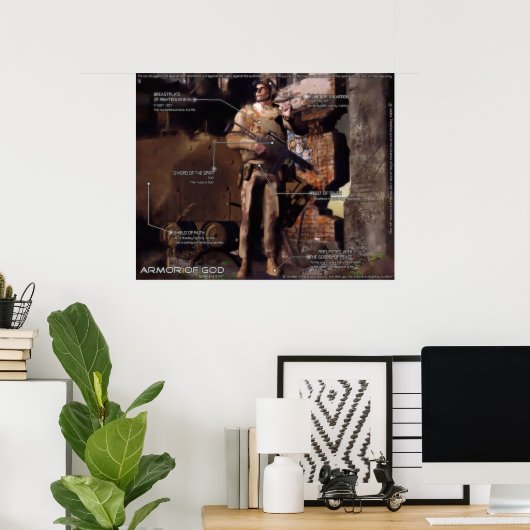 The Armor of God - Modern Interpretation Poster (Heimbüro)