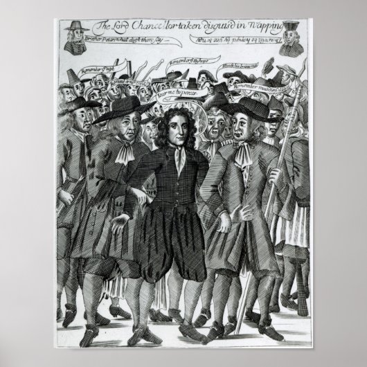 The Arrest of Judge Jeffreys 1689 Poster (Vorne)