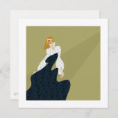 The Arrival No One Expected Fashion Card Einladung (Vorne/Hinten)