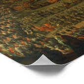 The Arrival of Isabella of Parma Poster (Ecke)