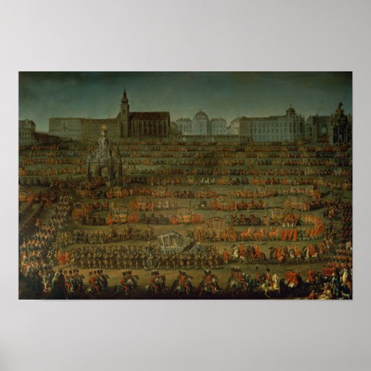 The Arrival of Isabella of Parma Poster (Vorne)