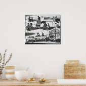 The Art and Mystery of Making Wax and Tallow Poster (Küche)