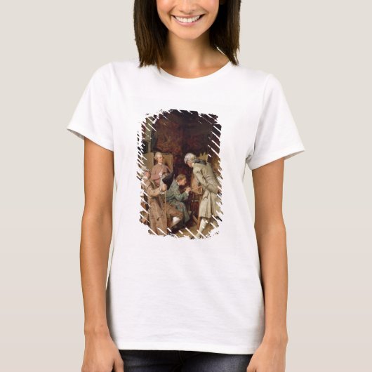 The Art Lovers, oder The Painter, 1860 (Panel) T-Shirt (Vorderseite)