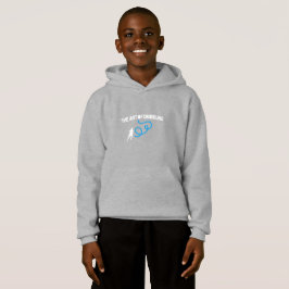 The art of dribbling in football hoodie
