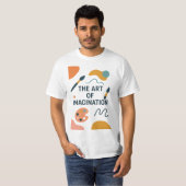 The Art of Imagination – Modern Abstract Artistic  T-Shirt (Vorne ganz)