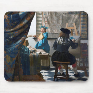 The Art of Painting, Johannes Vermeer, 1666-1667 Mousepad