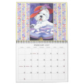 The Artful Westie 2016 Calendar Kalender (Feb 2027)