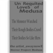 the artist_awaynowe UR Lieben V17 Phrasen Horror Aufkleber (Vorderseite)