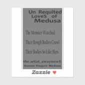 the artist_awaynowe UR Lieben V17 Phrasen Horror Aufkleber (Blatt)