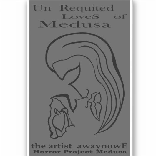 the artist_awaynowE UR Lieben V6 gDrawing Horror Aufkleber (Vorderseite)