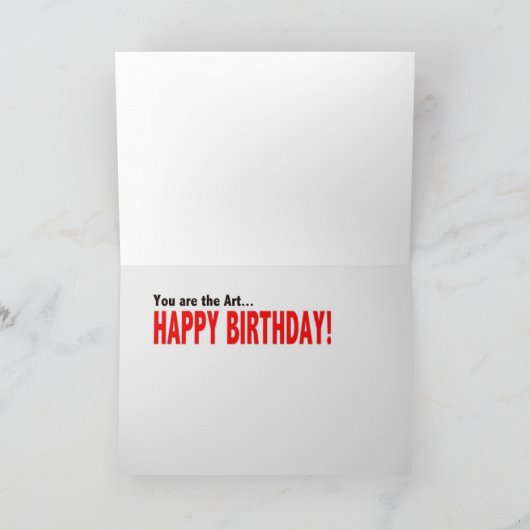 The Artist Karte (Innenseite)