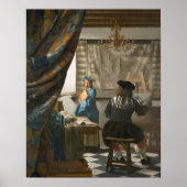 The Artist’s Studio, C.1665-66 (Öl gegen Kanvas) Poster (Vorne)