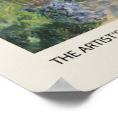 The Artists Garden At Vetheuil Poster (Ecke)