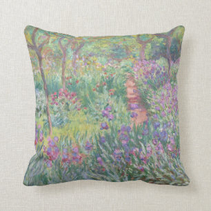"THE ARTISTS GARDEN" CLAUDE MONET ART CUSHION KISSEN