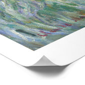 "THE ARTISTS GARDEN, GIVERNY" 1900 CLAUDE MONET POSTER (Ecke)