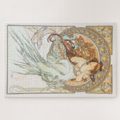 The Arts - Music 1898: Ein Jugendstil von Mucha Puzzle (Horizontal)
