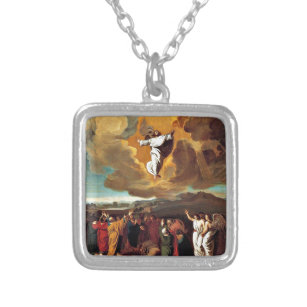 The Ascension - Malerei von John Singleton Copley Versilberte Kette