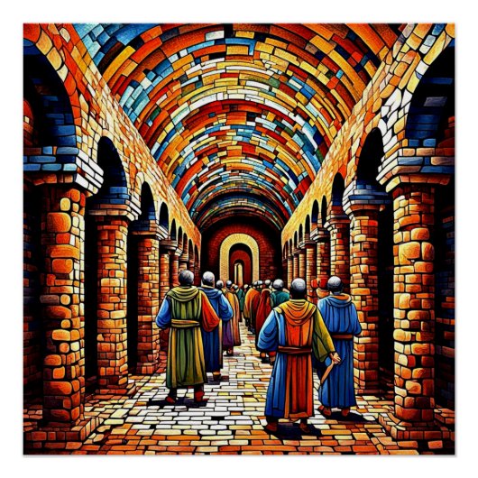 The Assassins await Caesar Poster (Vorderseite)