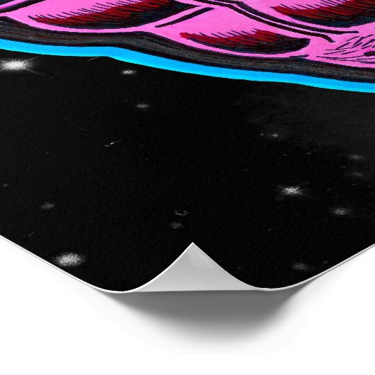 The Astro-Creeps™/Outer Space Poster (Ecke)