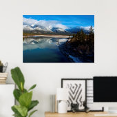 The Athabasca River in Jasper National Park Poster (Heimbüro)