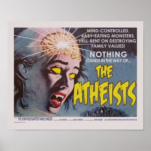 The Atheists Spoof Movie Poster (Portfolio) (Vorne)