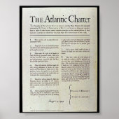 The Atlantic Charter Poster (Vorne)