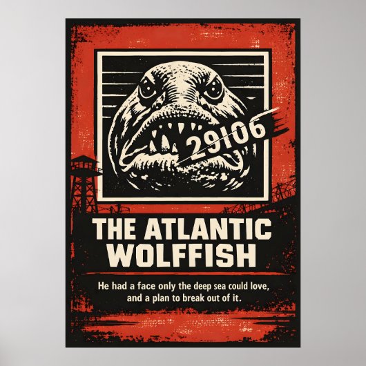 The Atlantic Wolffish Escape Concept Art Poster (Vorne)