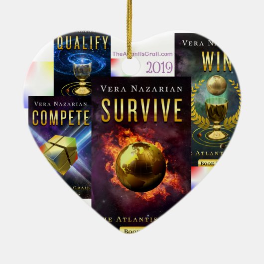 The Atlantis Grail Holiday 2019 Keramik Ornament (Hinten)