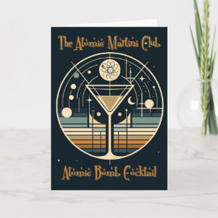 The Atomic Martini Club Atombomb-Cocktail Karte