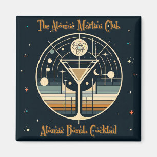 The Atomic Martini Club Atombomb-Cocktail Magnet