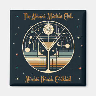 The Atomic Martini Club Atombomb-Cocktail Magnet