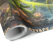 The attack of the Colossus mutant veggie 40 mat wr Geschenkpapier (Rolleneckpunkt)